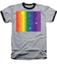 Rainbow Pride With Sparkles - Baseball T-Shirt