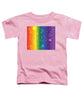 Rainbow Pride With Sparkles - Toddler T-Shirt