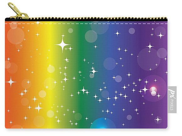 Rainbow Pride With Sparkles - Carry-All Pouch