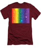 Rainbow Pride With Sparkles - Men's T-Shirt (Athletic Fit)