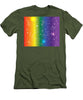 Rainbow Pride With Sparkles - Men's T-Shirt (Athletic Fit)