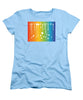 Rainbow Pride With White Paint Splodges - Women's T-Shirt (Standard Fit)