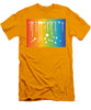 Rainbow Pride With White Paint Splodges - Men's T-Shirt (Athletic Fit)