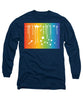 Rainbow Pride With White Paint Splodges - Long Sleeve T-Shirt