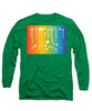 Rainbow Pride With White Paint Splodges - Long Sleeve T-Shirt