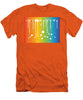 Rainbow Pride With White Paint Splodges - Men's T-Shirt (Athletic Fit)