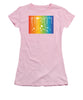 Rainbow Pride With White Paint Splodges - Women's T-Shirt (Athletic Fit)