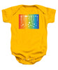 Rainbow Pride With White Paint Splodges - Baby Onesie