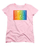 Rainbow Pride With White Paint Splodges - Women's T-Shirt (Standard Fit)