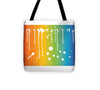 Rainbow Pride With White Paint Splodges - Tote Bag