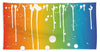 Rainbow Pride With White Paint Splodges - Beach Towel