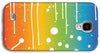 Rainbow Pride With White Paint Splodges - Phone Case