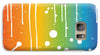 Rainbow Pride With White Paint Splodges - Phone Case