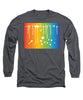 Rainbow Pride With White Paint Splodges - Long Sleeve T-Shirt