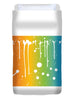 Rainbow Pride With White Paint Splodges - Duvet Cover