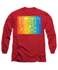 Rainbow Pride With White Paint Splodges - Long Sleeve T-Shirt