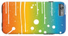 Rainbow Pride With White Paint Splodges - Phone Case