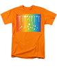 Rainbow Pride With White Paint Splodges - Men's T-Shirt  (Regular Fit)