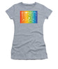 Rainbow Pride With White Paint Splodges - Women's T-Shirt (Athletic Fit)