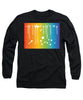 Rainbow Pride With White Paint Splodges - Long Sleeve T-Shirt