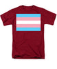 Transgender Flag - Men's T-Shirt  (Regular Fit)