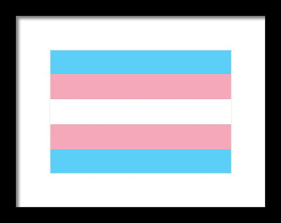 Transgender Flag - Framed Print