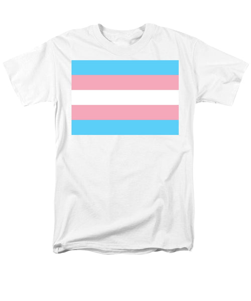 Transgender Flag - Men's T-Shirt  (Regular Fit)