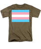 Transgender Flag - Men's T-Shirt  (Regular Fit)