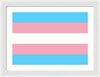 Transgender Flag - Framed Print