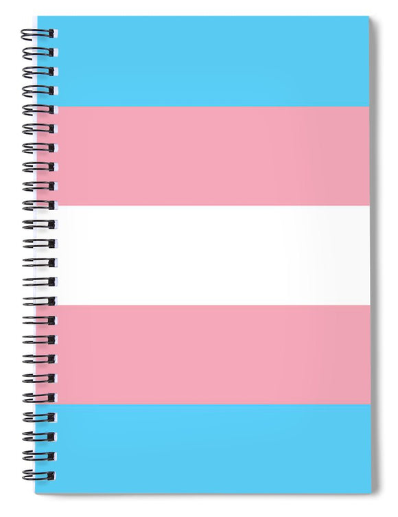 Transgender Flag - Spiral Notebook