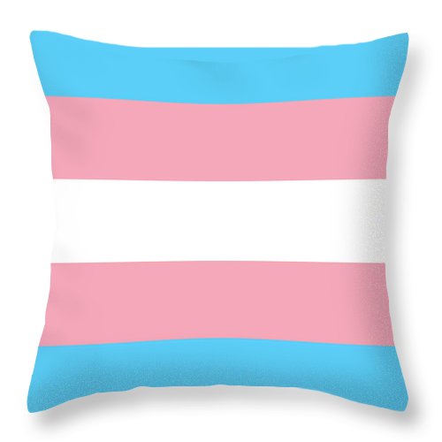 Transgender Flag - Throw Pillow
